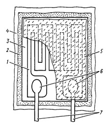 Схема советского тензорезистора